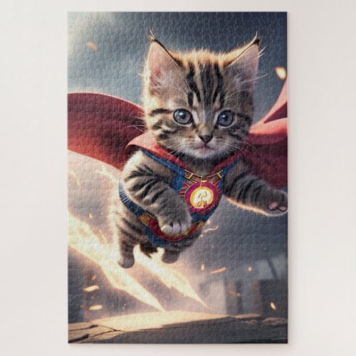 super kitten powers jigsaw puzzle