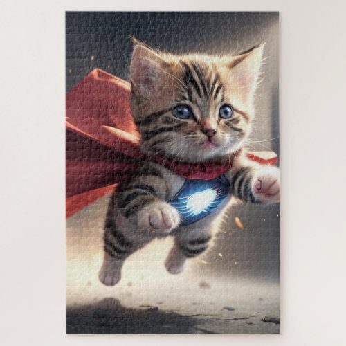 super kitten powers jigsaw puzzle