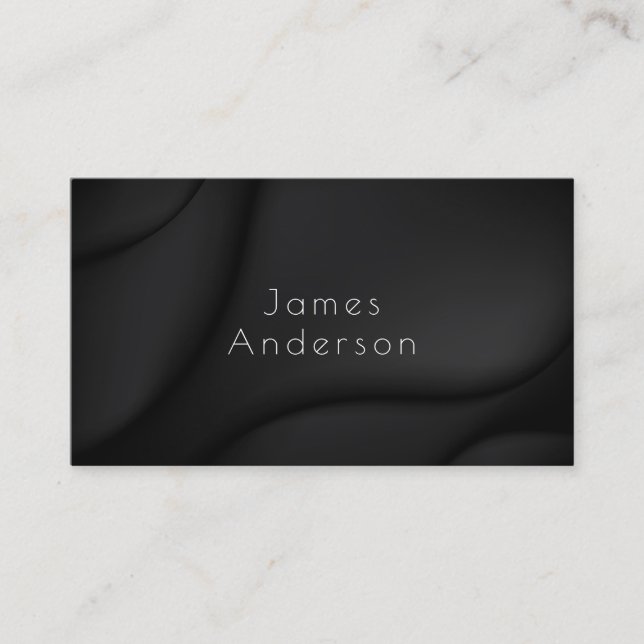  Super luxurious masculine Business Card (Front)