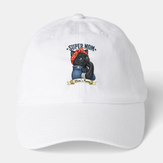 Super Mama Black Cat – Mother’s Day Shirt Hat