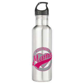 Super mama stainless steel water bottle