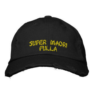 Super Maori Fulla Embroidered Baseball Cap
