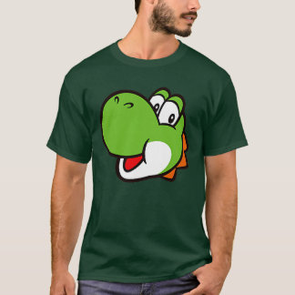 Super Mario Bros Yoshi Left Chest Portrait family T-Shirt