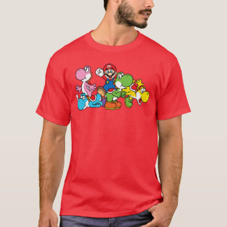 Super Mario Yoshi Ride Group Mashup boy T-Shirt