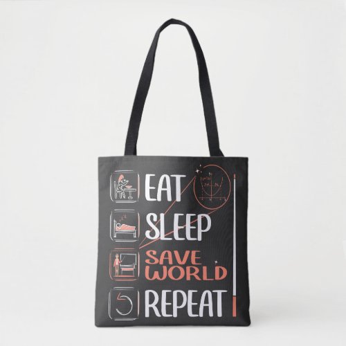 Super Math Teacher Saves the World Thank You Gift Tote Bag