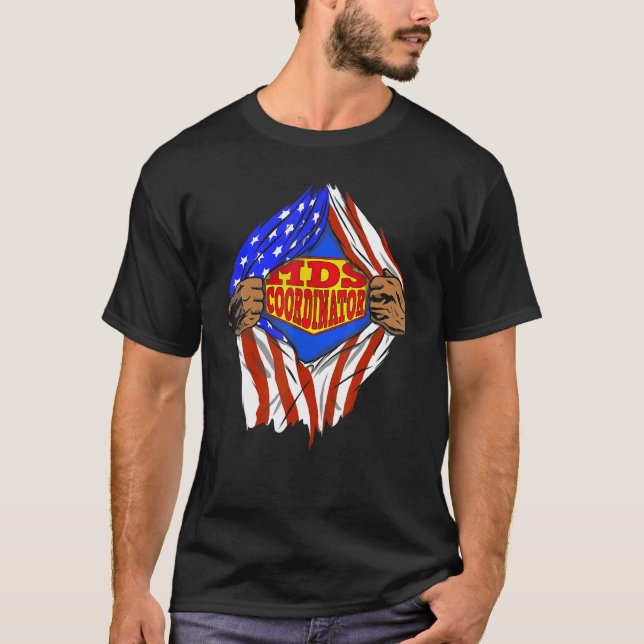 Super Mds Coordinator Hero Job T-Shirt (Front)