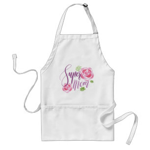 Super Mom Adult Apron
