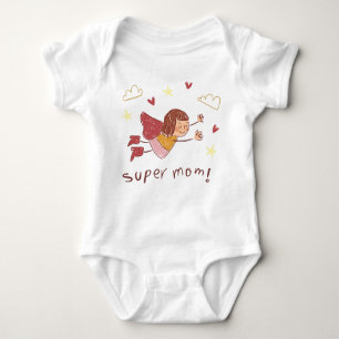 super mom baby bodysuit