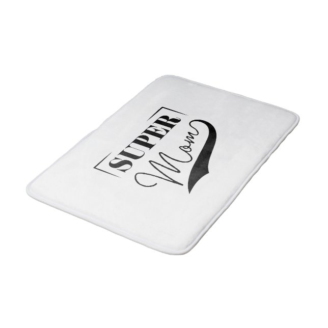 Super Mom Bath Mat (Angled)