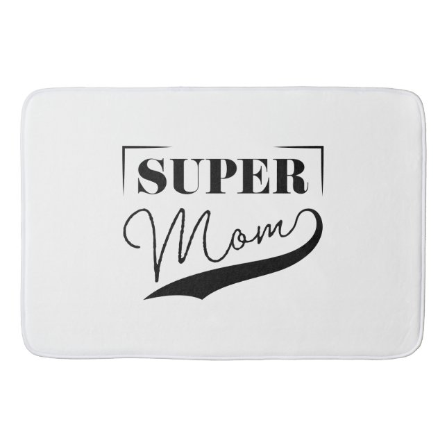 Super Mom Bath Mat (Front)