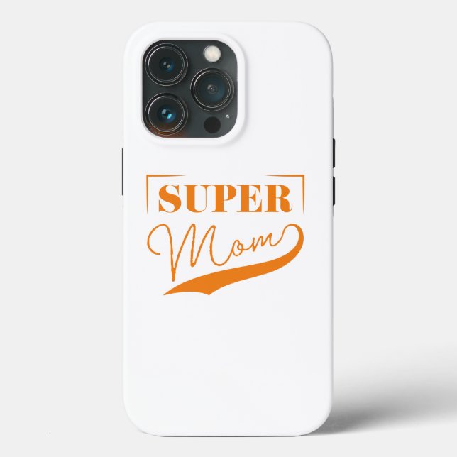 Super Mom Case-Mate iPhone Case (Back)