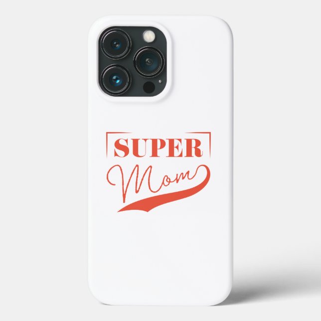 Super Mom Case-Mate iPhone Case (Back)