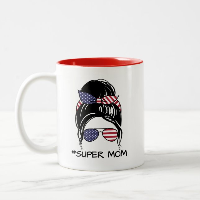 Super Mom Coffee Mug (Left)