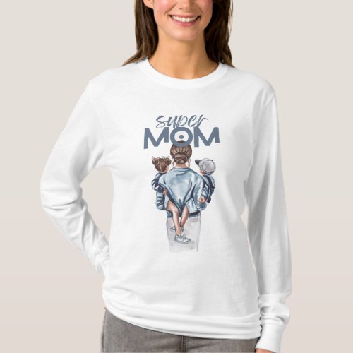 Super Mom Collocation T_Shirt _ Empower Your Super