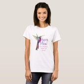 Super Mom Colorful Hummingbird Mother's  T-Shirt (Front Full)