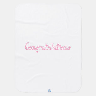 Super Mom Congratulations blanket