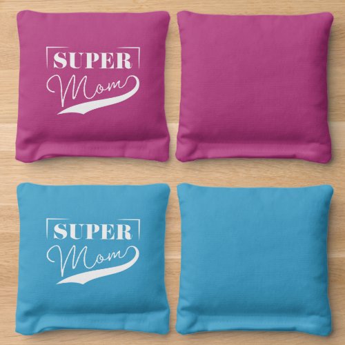 Super Mom Cornhole Bags