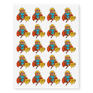 Super Mom Design Temporary Tattoos