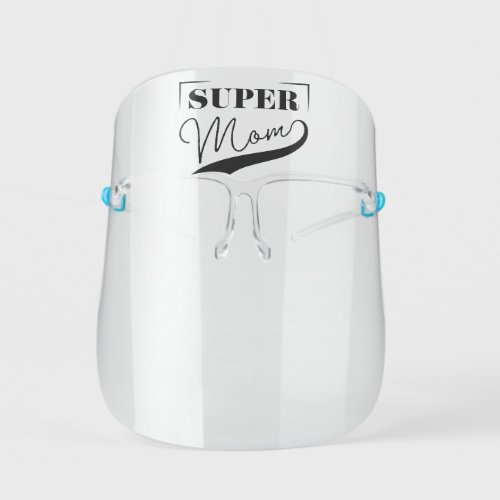 Super Mom Kids Face Shield