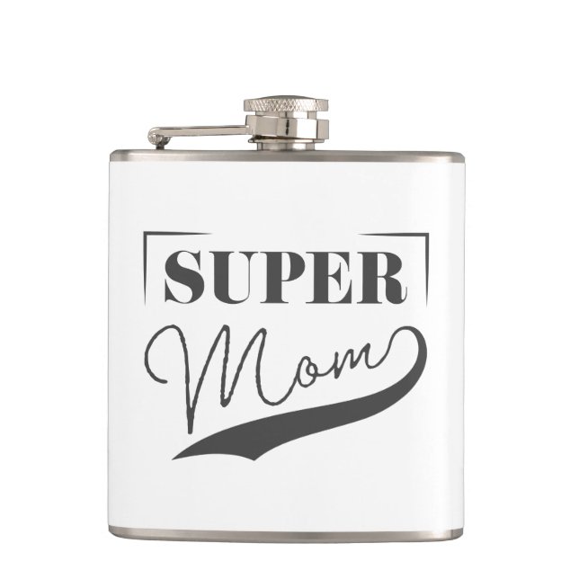 Super Mom Flask (Front)