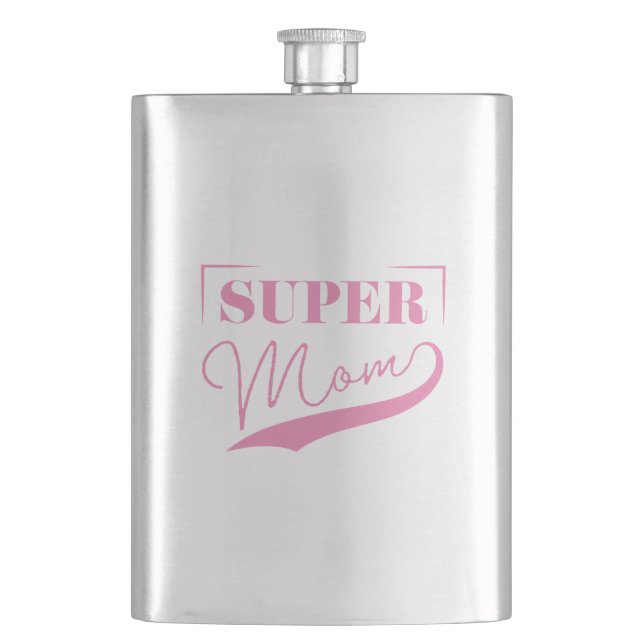 Super Mom Flask (Front)