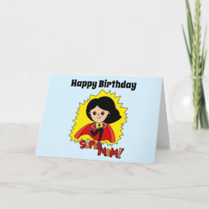 Super Mom Happy Birthday Invitation
