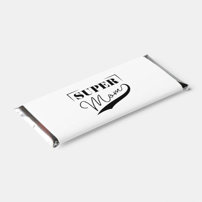 Super Mom Hershey Bar Favors (Angled)