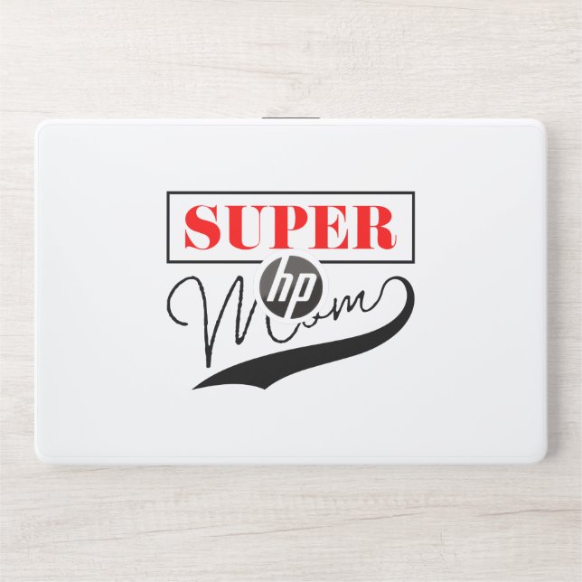 Super Mom HP Laptop Skin (Front)