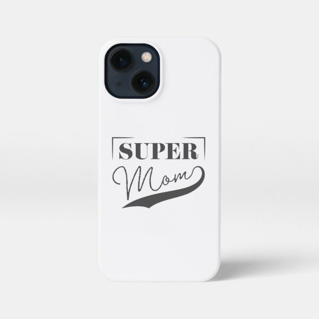 Super Mom iPhone Case (Back)