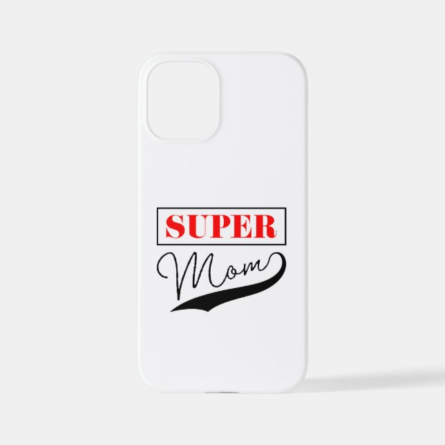 Super Mom iPhone Case (Back)
