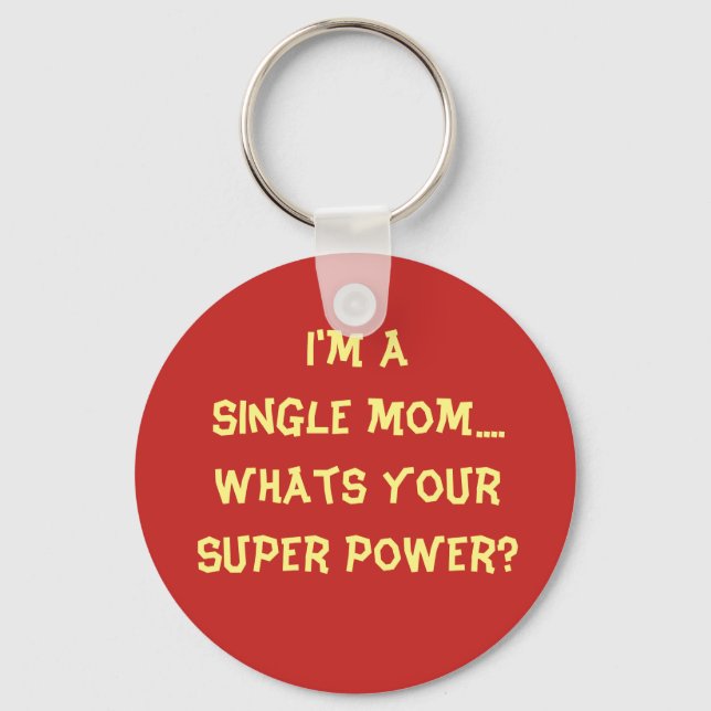 Super mom, key chain (Front)