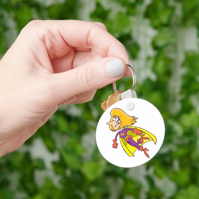 Super Mom Keychain (Creator Uploaded)
