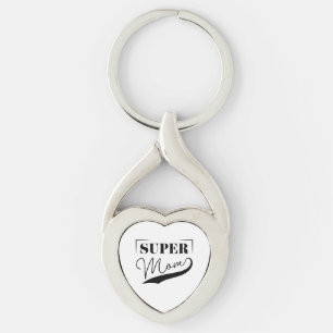 Super Mom Keychain