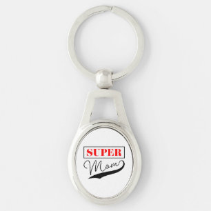 Super Mom Keychain