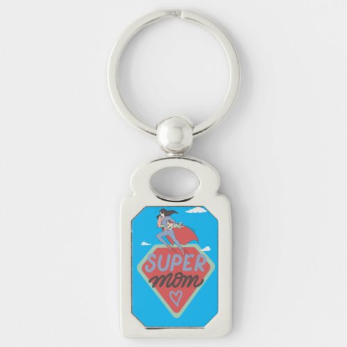 Super mom keychain