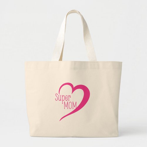 Super mom large tote bag