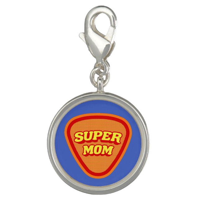 Super Mom Mother's Day Charm (Front)