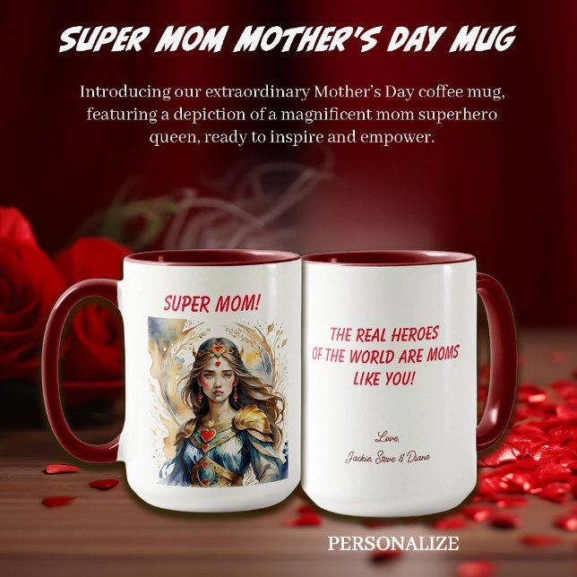 Super Mom Mother's Day Mug (Creator Uploaded)