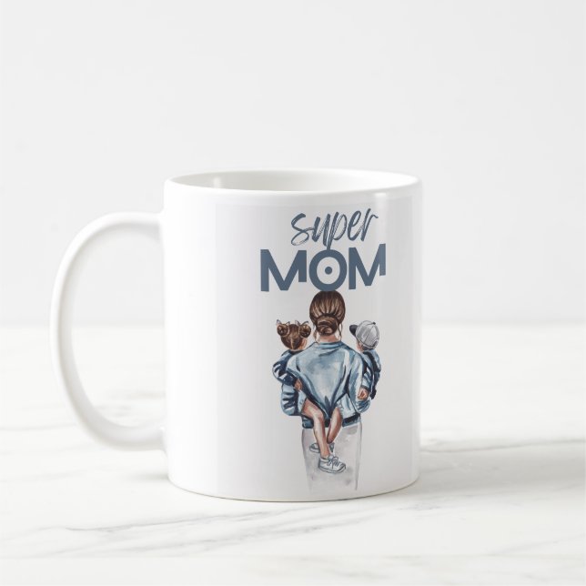 Super Mom Mug  (Left)