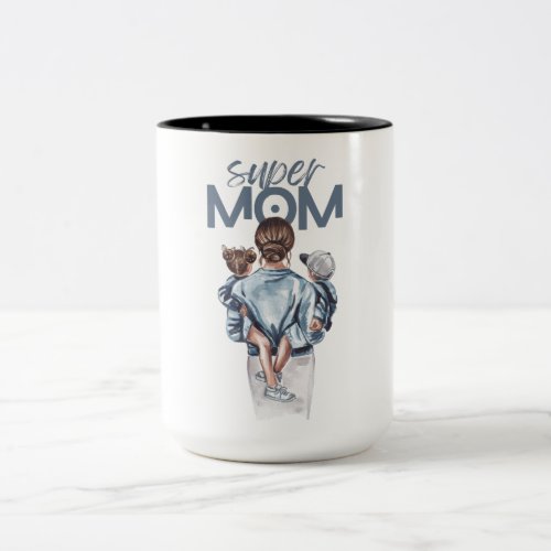 Super MOM Mug for Parent Gifts