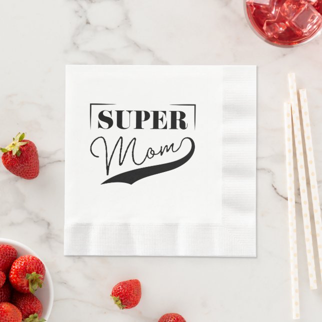 Super Mom Napkins (Insitu)
