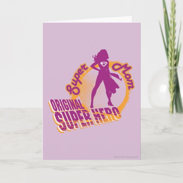 Super Mom Original Super Hero Card (Front)