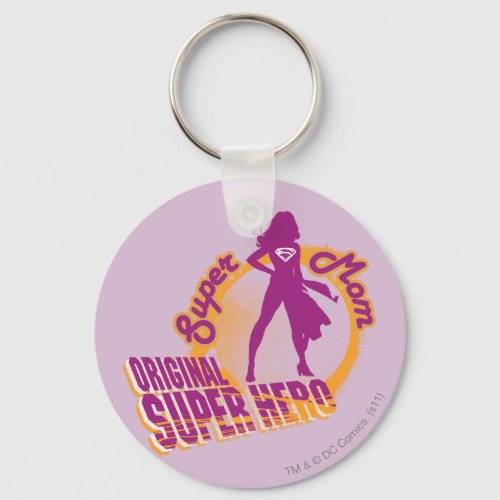 Super Mom Original Super Hero Keychain