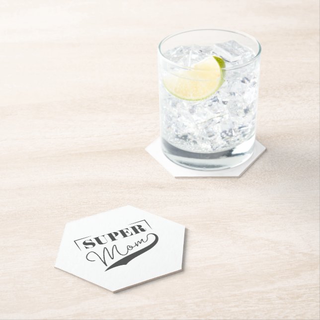 Super Mom Paper Coaster (Insitu)