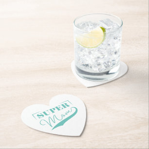 Super Mom Paper Coaster
