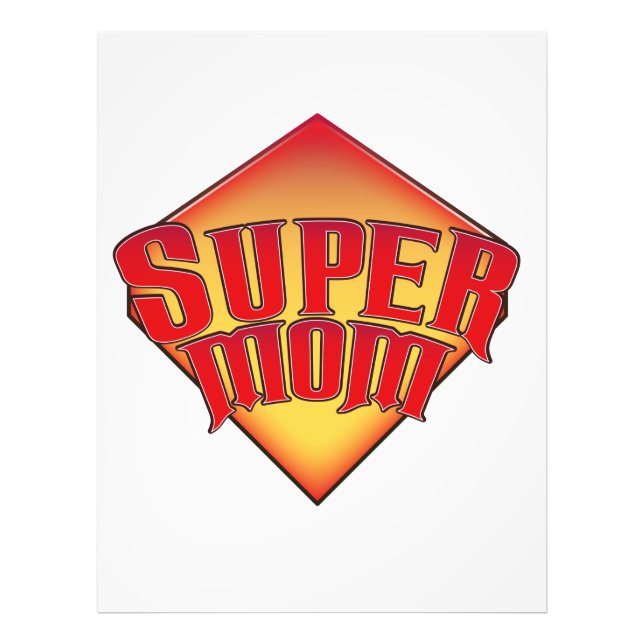 Super Mom Photo Print (Front)