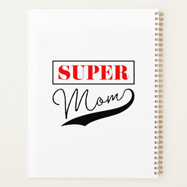 Super Mom Planner (Back)