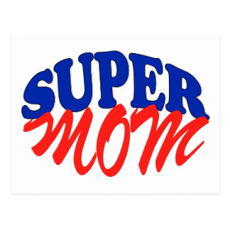 SUPER MOM POSTCARD