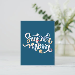 Super mom postcard