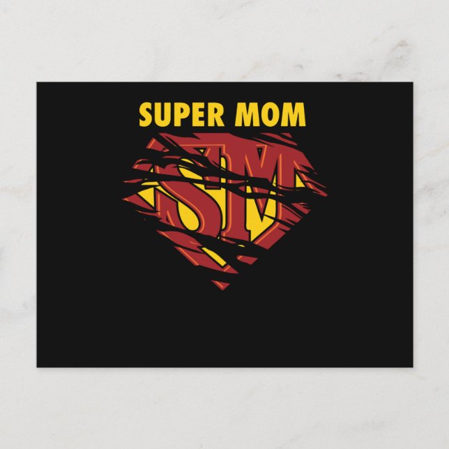 Super Mom Postcard (Front)